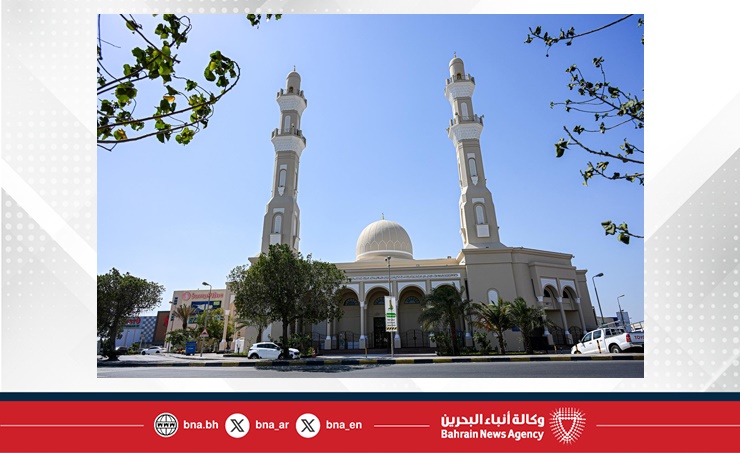 وزير العدل والشؤون الإسلامية والأوقاف يفتتح جامع مدينة عيسى الجنوبي